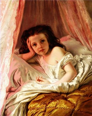 Rosy Morning by Sophie Anderson Oil Painting