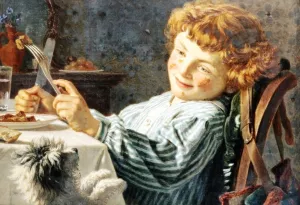 Sing for Your Supper painting by Sophie Anderson