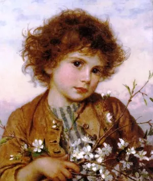 Spring Blossom by Sophie Anderson Oil Painting
