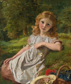 Summer Flowers by Sophie Anderson Oil Painting