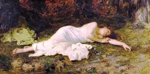 Sweet Dreams Oil painting by Sophie Anderson