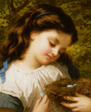 The Brids Nest by Sophie Anderson Oil Painting