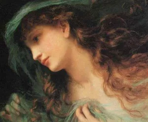 The Head of a Nymph Oil painting by Sophie Anderson