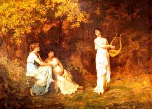 The Song by Sophie Anderson Oil Painting