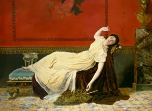 The Studio by Sophie Anderson Oil Painting
