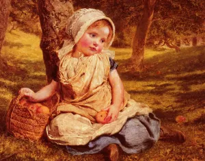 Windfalls by Sophie Anderson Oil Painting