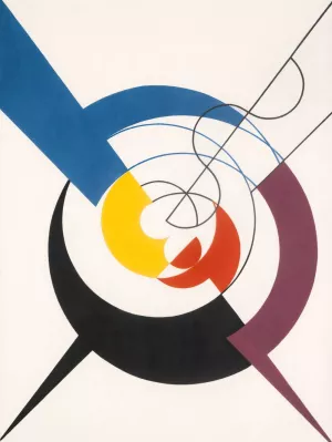 Construction Dynamique, Penetration De Spirales Et Diagonales by Sophie Taeuber-Arp Oil Painting