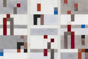Vertical-Horizontal Composition by Sophie Taeuber-Arp Oil Painting