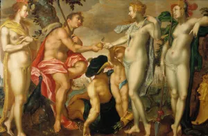 The Judgement of Paris Oil painting by Soren Kiaer