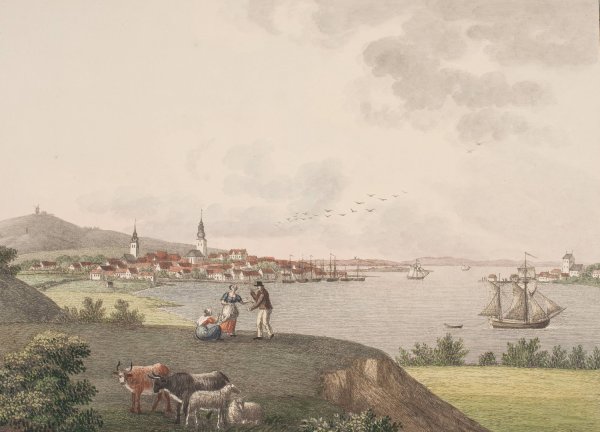 Aalborg  by Soren L. Lange - Hand-Painted Oil Painting Reproduction