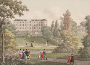 Frederiksberg Slot by Soren L. Lange Oil Painting