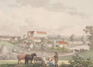 Gisselfeld by Soren L. Lange Oil Painting