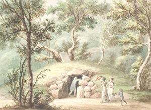 Gravhoj ved Jaegerspris by Soren L. Lange Oil Painting