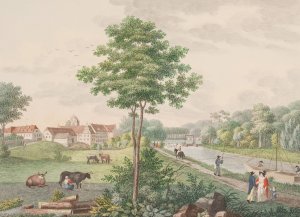 Herlufsholm by Soren L. Lange Oil Painting