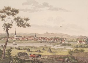 Randers by Soren L. Lange Oil Painting