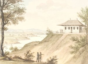 Schweizerhuset ved Jaegerspris by Soren L. Lange Oil Painting