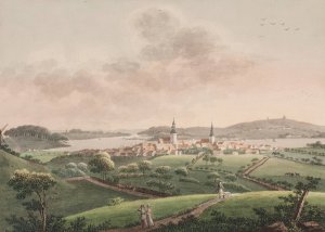 Svendborg by Soren L. Lange Oil Painting