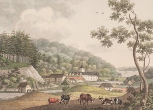 Thyrsbaek i egnen af vejle by Soren L. Lange Oil Painting