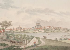 Viborg by Soren L. Lange Oil Painting