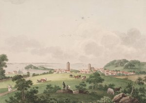Vordingborg by Soren L. Lange Oil Painting