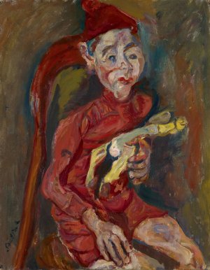 Child with a Toy by Chaim Soutine Oil Painting