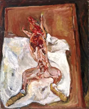 Flayed Rabbit  by Chaim Soutine - Oil Painting Reproduction