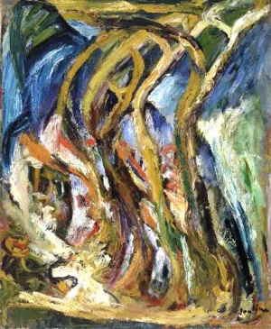 Group of Trees by Chaim Soutine - Oil Painting Reproduction