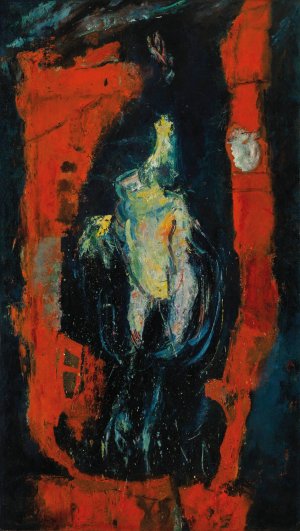La volaille pendue aux briques rouges by Chaim Soutine Oil Painting