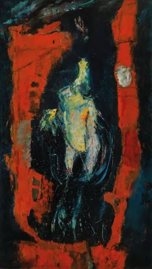 La volaille pendue aux briques rouges by Chaim Soutine Oil Painting