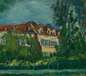 Landscape with House by Chaim Soutine Oil Painting