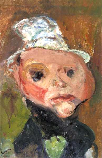 Main Product Photo of The White Hat Painting by Chaim Soutine