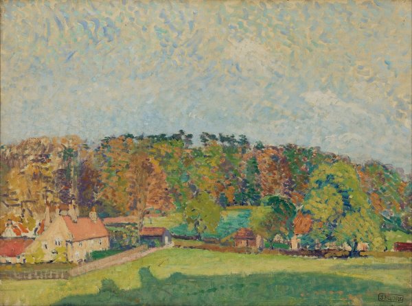 Main Product Photo of Autumn, Sussex  Painting by Spencer Frederick Gore
