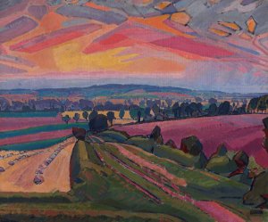 The Icknield Way by Spencer Frederick Gore Oil Painting