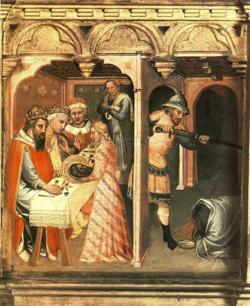 Main Product Photo of Feast of Herod Painting by Spinello Aretino