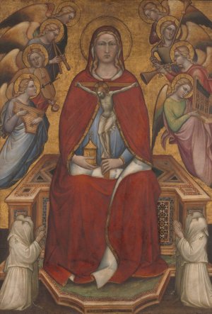 Saint Mary Magdalen Holding a Crucifix by Spinello Aretino Oil Painting