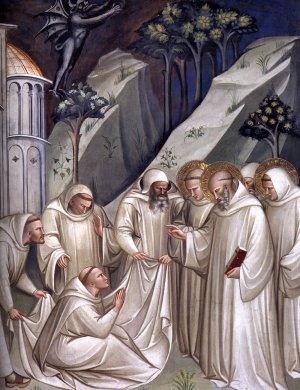 Stories from the Legend of St Benedict Detail