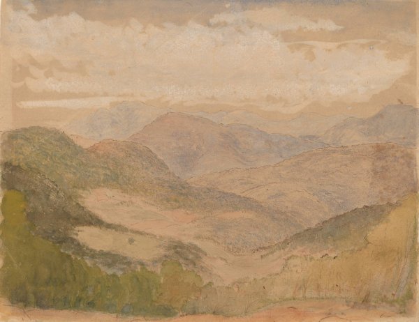 Blue Ridge Mountains  by Stanford White - Hand-Painted Oil Painting Reproduction