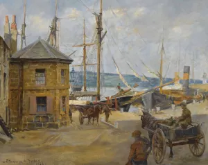 The Old Weighing House, Penzance by Stanhope Alexander Forbes Oil Painting