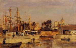 A Corner of the Port, Caen