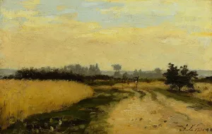 A Road in the Countryside by Stanislas Lepine - Oil Painting Reproduction