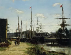 Caen Lorne Cours Caffarelli by Stanislas Lepine Oil Painting