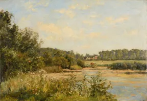 Prairies de Tourne-Bourse Oil painting by Stanislas Lepine