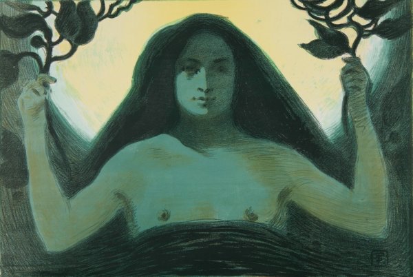 The first Exhibition of Works by Polish Artists.  by Stanislaw Fabijanski - Hand-Painted Oil Painting Reproduction