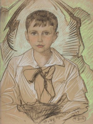 Portrait of Karol Krystall by Stanislaw Ignacy Witkiewicz Oil Painting