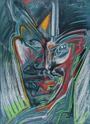 Portrait of Leon Reynel by Stanislaw Ignacy Witkiewicz Oil Painting