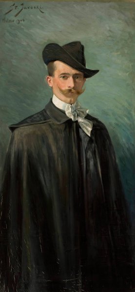 Self-portrait by Stanislaw Jarocki Oil Painting
