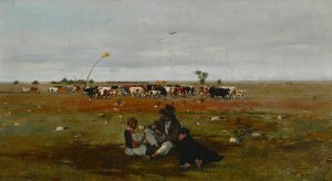 Pasture by Stanislaw Maslowski Oil Painting