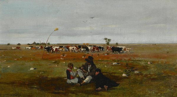 Main Product Photo of Pasture  Painting by Stanislaw Maslowski