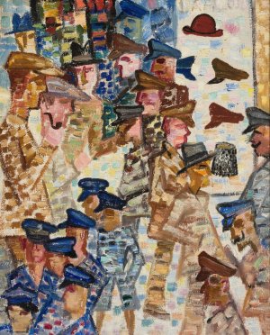 Caps by Stanislaw Osostowicz Oil Painting
