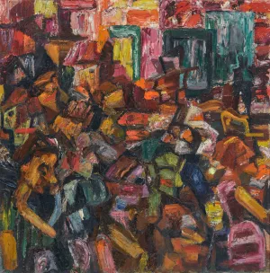 Promenade by Stanislaw Osostowicz Oil Painting